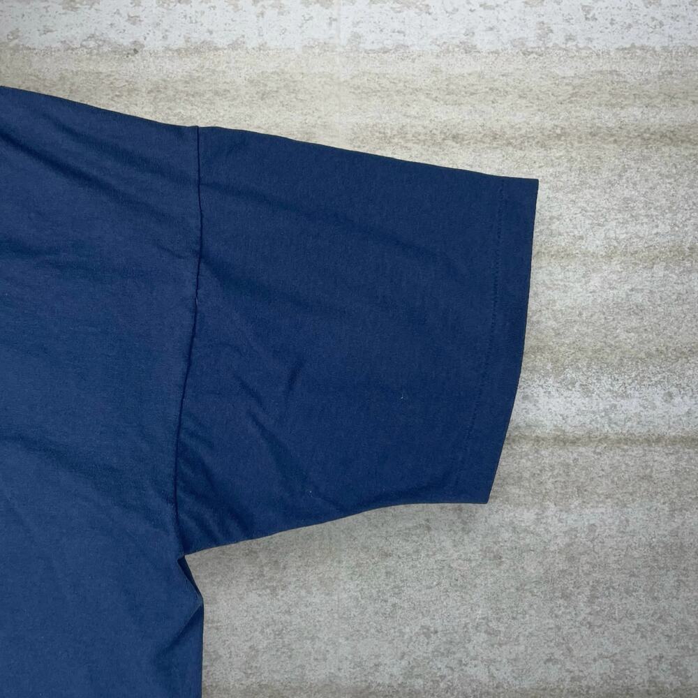 Vintage 90s Anaconda Movie Promo Shirt Mens XL Navy Blue Fruit of the Loom - Picture 3 of 4